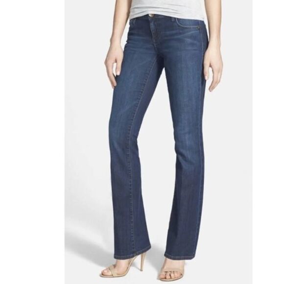 Kut from the Kloth Farrah baby boot dark wash size 6 jeans - Picture 1 of 5